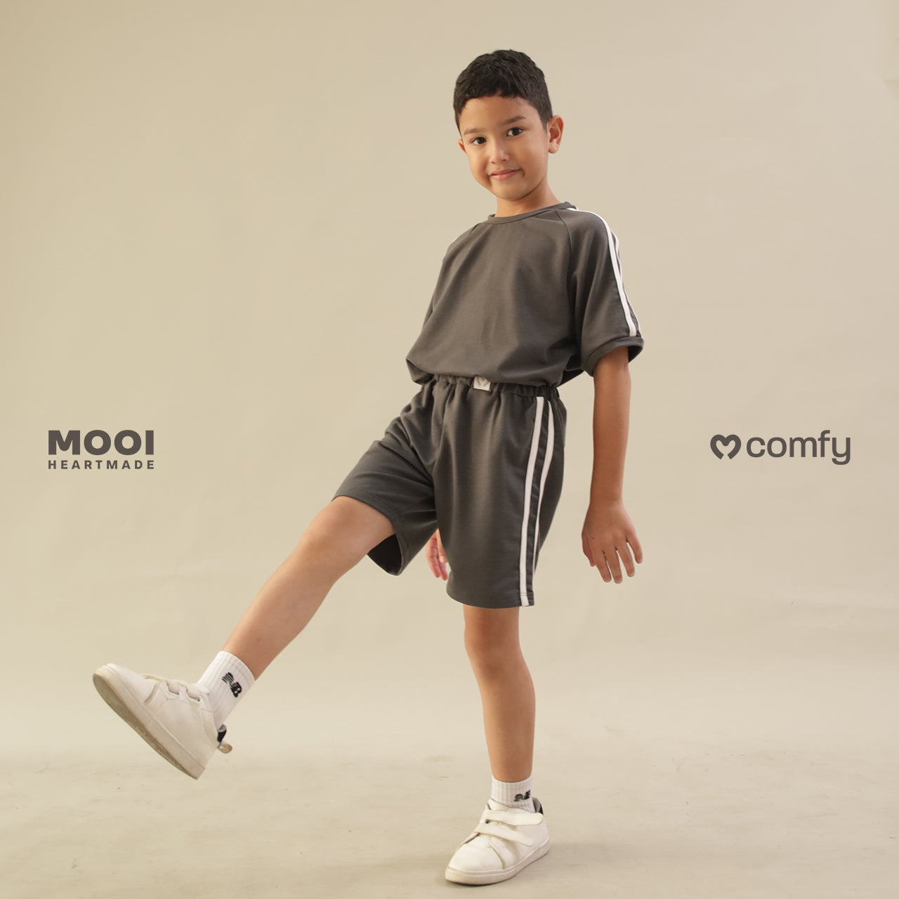 Mooi Celana Pendek Anak Laki - Laki Comfy Short Athletic Pants