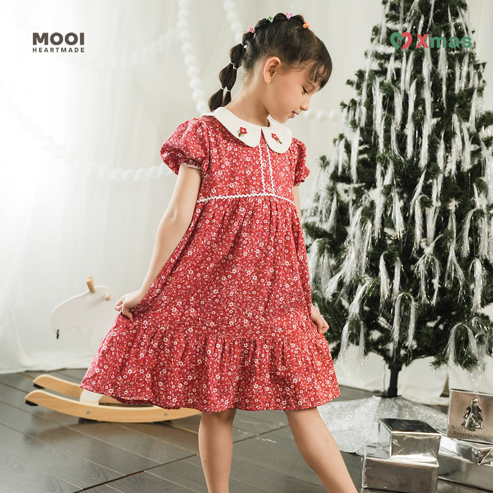 Mooi Dress Anak Perempuan Christmas Collection Averyl Dress