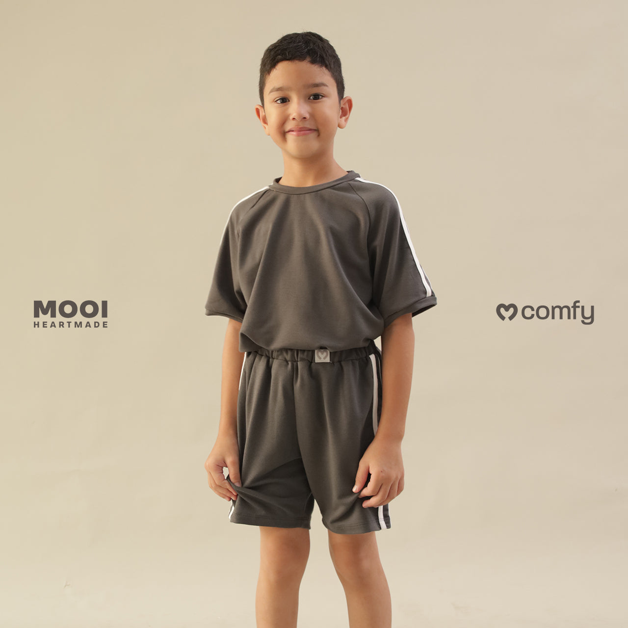 Mooi Celana Pendek Anak Laki - Laki Comfy Short Athletic Pants