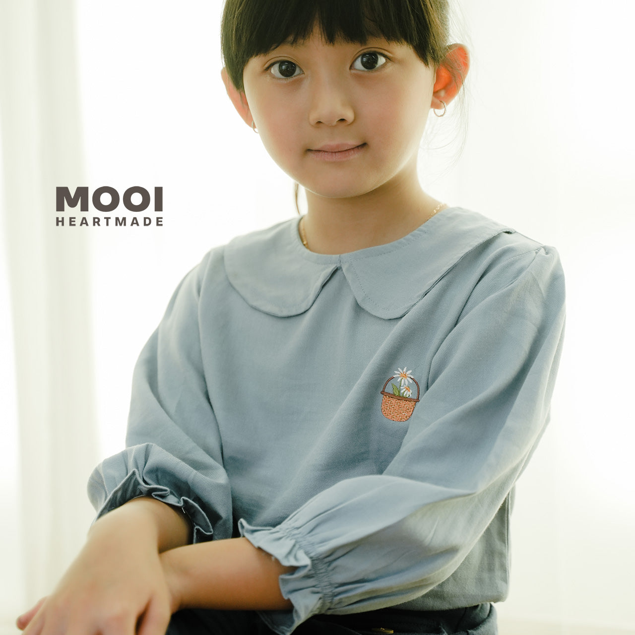 Mooi Atasan Anak Perempuan Ruby Shirt