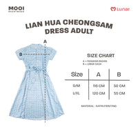 Mooi Dress Dewasa Lunar Collection Lian Hua Cheongsam Dress Adult