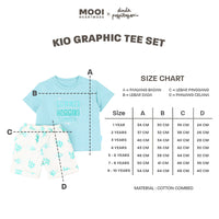 Mooi X Dinda Puspitasari Setelan Anak Kio Graphic Tee Set