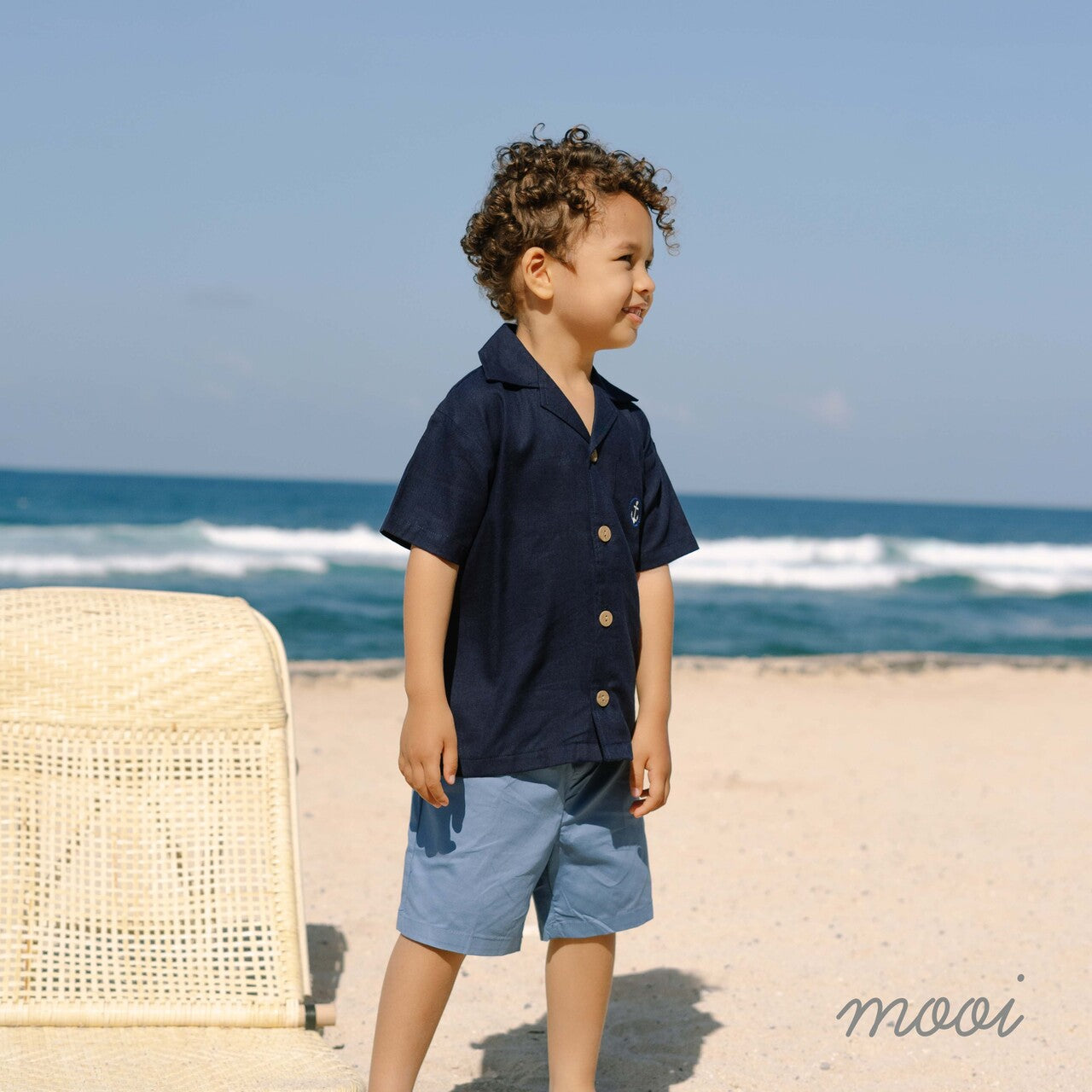 Mooi Kemeja Anak Laki-laki Arka Pocket Shirt V1