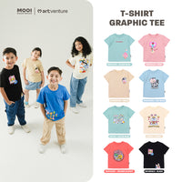 Mooi Artventure x Illustrator Tshirt Graphic Tee Kaos Anak