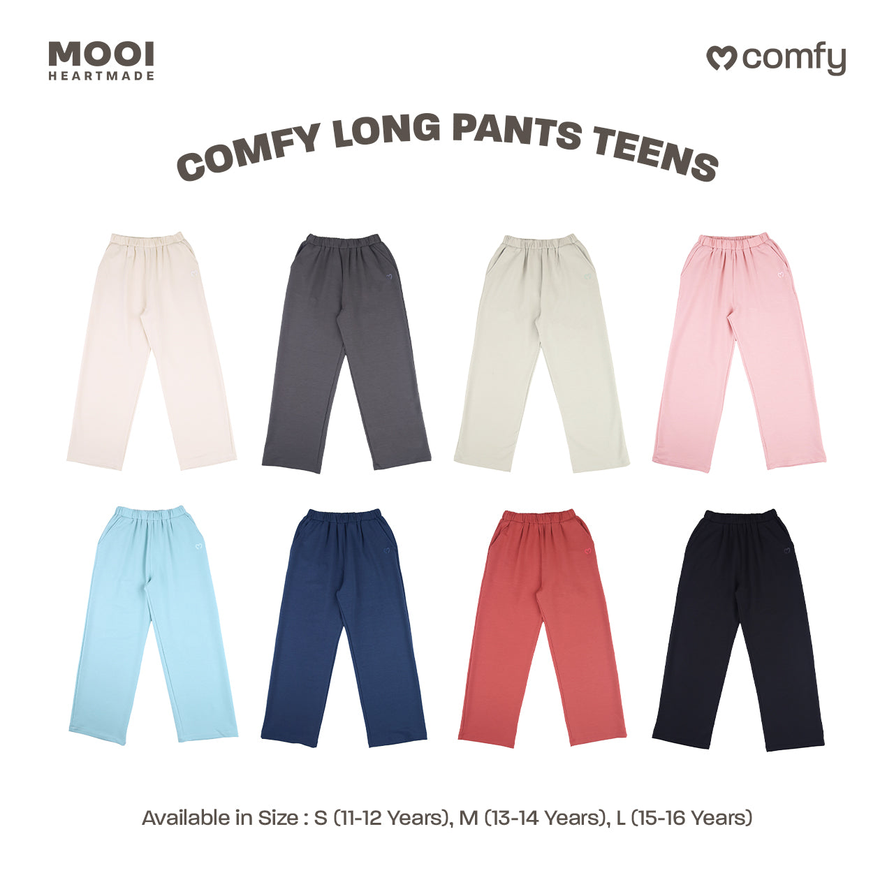 Mooi Comfy Teens Long Pants Celana Panjang Teens