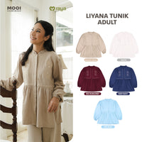 Mooi Tunik Wanita Atasan Wanita Raya Collection Liyana Tunik Adult Basic Series 2026