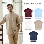 Mooi Atasan Pria Kemeja Pria Raya Collection Ashal Koko