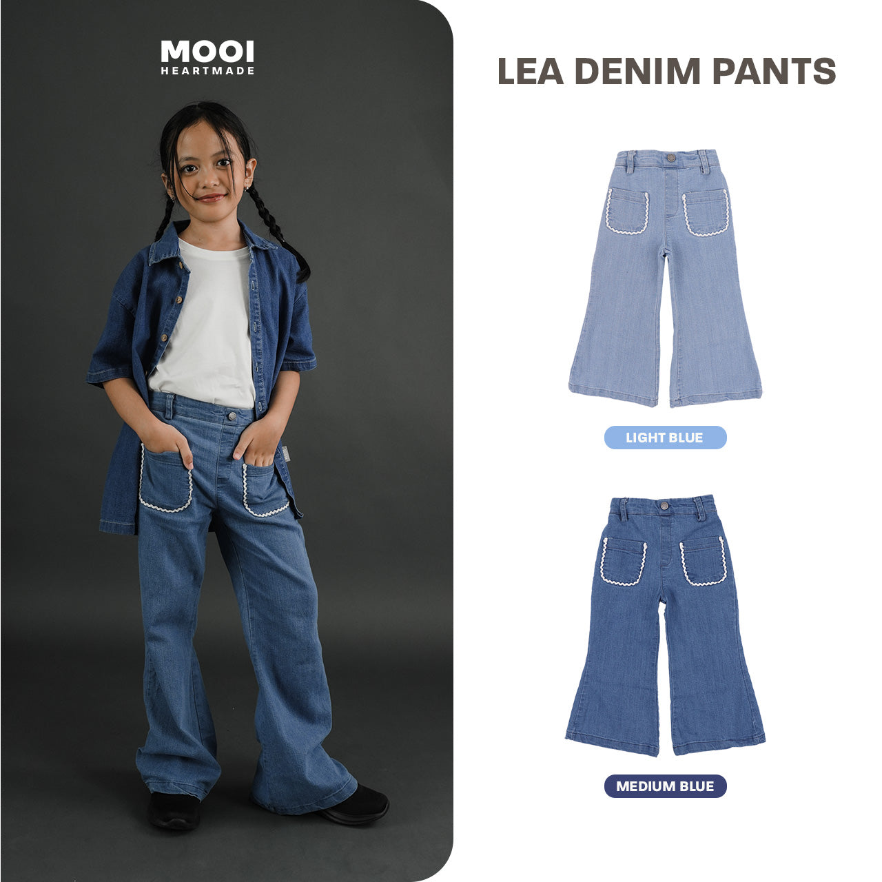 Mooi Celana Jeans Anak Kids Lea Denim Pants