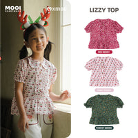 Mooi Atasan Anak Perempuan Christmas Collection Lizzy Top