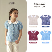Mooi Atasan Batik Anak Perempuan Shanaya Batik Top