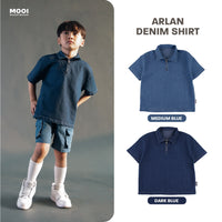 Mooi Kemeja Jeans Anak Laki-Laki Arlan Denim Shirt