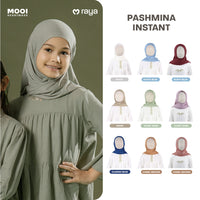 Mooi Pashmina Jilbab Instan Anak Hijab Anak V1