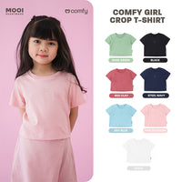 Mooi Kaos Anak Perempuan Comfy Girls Crop T-shirt