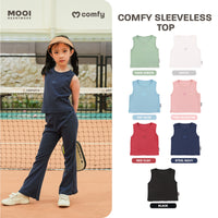 Mooi Atasan Anak Perempuan Comfy Sleeveless Top