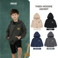 Mooi Atasan Hoodie Panjang Anak Theo Hoodie Jacket