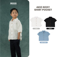 Mooi Kemeja Anak Laki-laki Akio Boxy Shirt Pocket