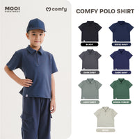 Mooi Kemeja Anak Laki-Laki Comfy Polo Shirt