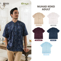 Mooi Atasan Pria Kemeja Pria Raya Collection Nuhad Koko Adult Nawasena Series