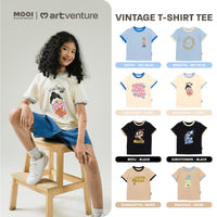 Mooi Artventure x Illustrator Vintage Tshirt Tee Kaos Anak