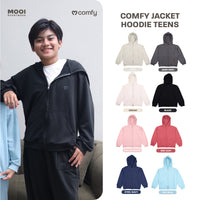 Mooi Comfy Teens Jacket Hoodie Lengan Panjang Teens