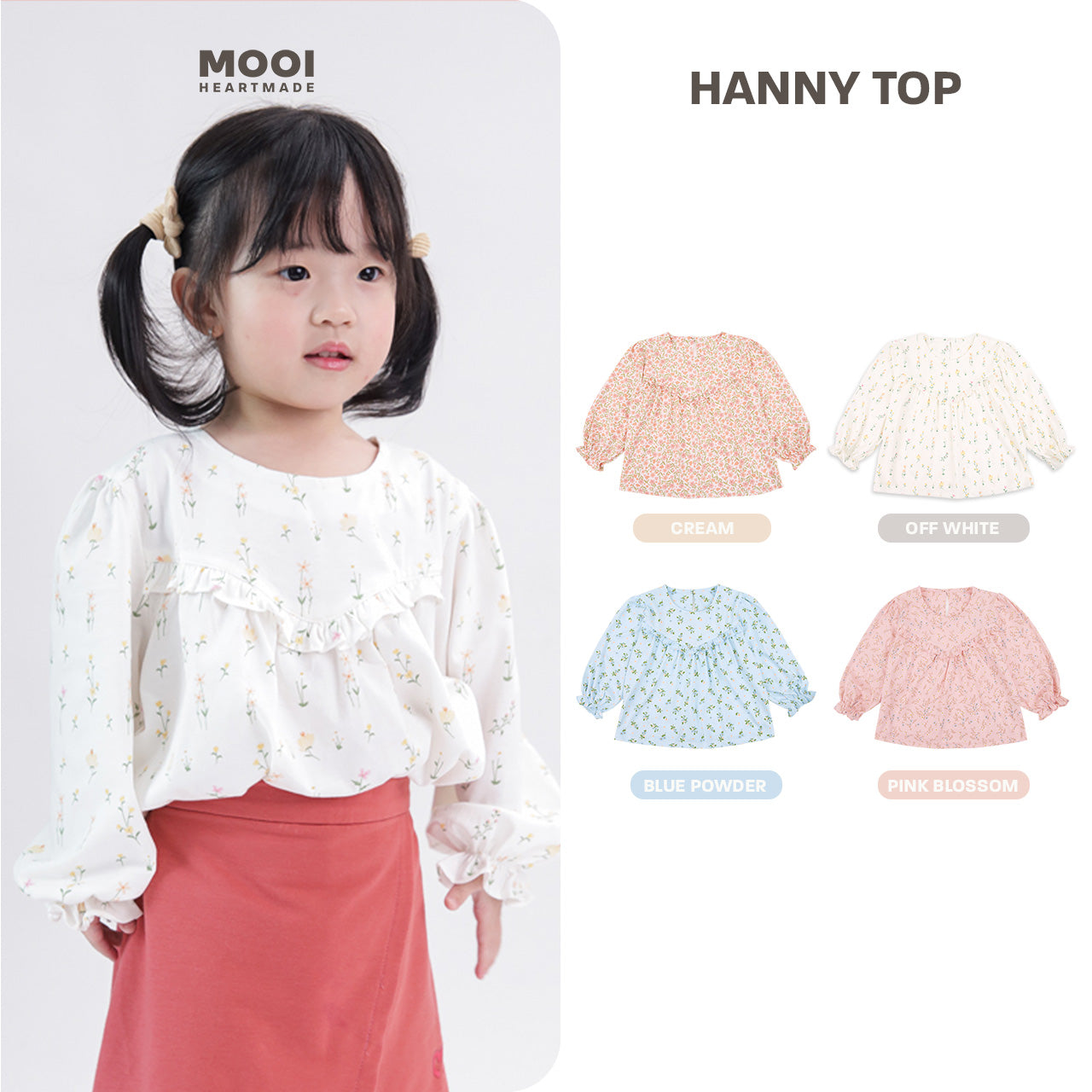 Mooi Atasan Anak Perempuan Hanny Top