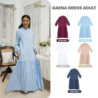 Mooi Dress Dewasa Raya Collection Gaena Gamis Adult Sandya Series