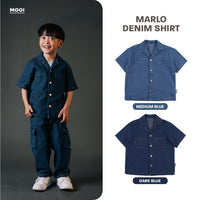Mooi Kemeja Jeans Anak Laki-Laki Marlo Denim Shirt