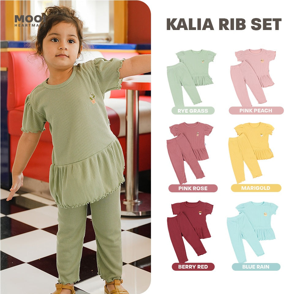 Mooi Setelan Anak Kalia Rib Set