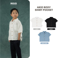 Mooi Kemeja Anak Laki-laki Akio Boxy Shirt Pocket