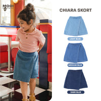 Mooi Rok Celana Skort Jeans Anak Chiara Denim Skort