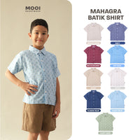 Mooi Atasan Batik Kemeja Anak Laki-Laki Mahagra Batik Shirt