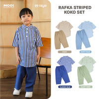 Mooi Rafka Striped Koko Set Setelan Koko Anak