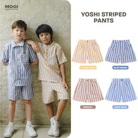 Mooi Celana Pendek Anak Laki-laki Yoshi Striped Pants