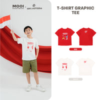 Mooi x Hari Merdeka Kaos Kemerdekaan Anak T-shirt Anak Indonesia Merdeka