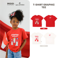 Mooi x Hari Merdeka Kaos Kemerdekaan Anak T-shirt Anak Dirgahayu Indonesia