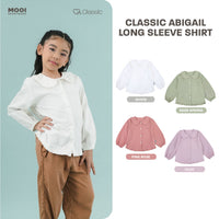 Mooi Atasan Anak Perempuan Classic Abigail Long Sleeve Shirt