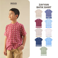 Mooi Atasan Batik Kemeja Anak Laki-Laki Zayyan Batik Shirt