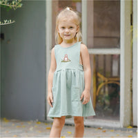 Mooi Dress Anak Perempuan Clay Overall Dress