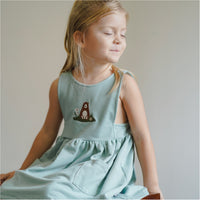 Mooi Dress Anak Perempuan Clay Overall Dress