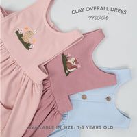 Mooi Dress Anak Perempuan Clay Overall Dress