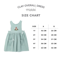 Mooi Dress Anak Perempuan Clay Overall Dress