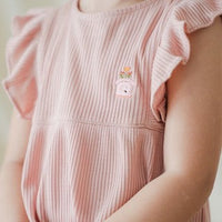 Mooi Setelan Anak Perempuan Rumi Rib Ruffle Set