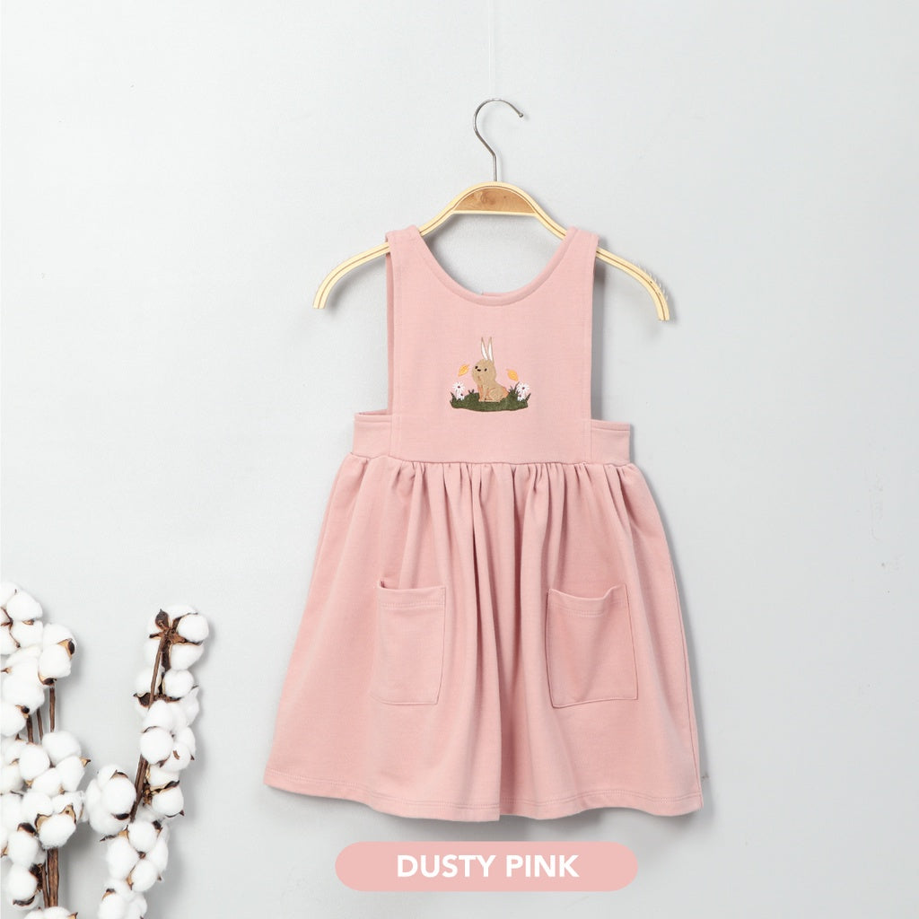 Mooi Dress Anak Perempuan Clay Overall Dress