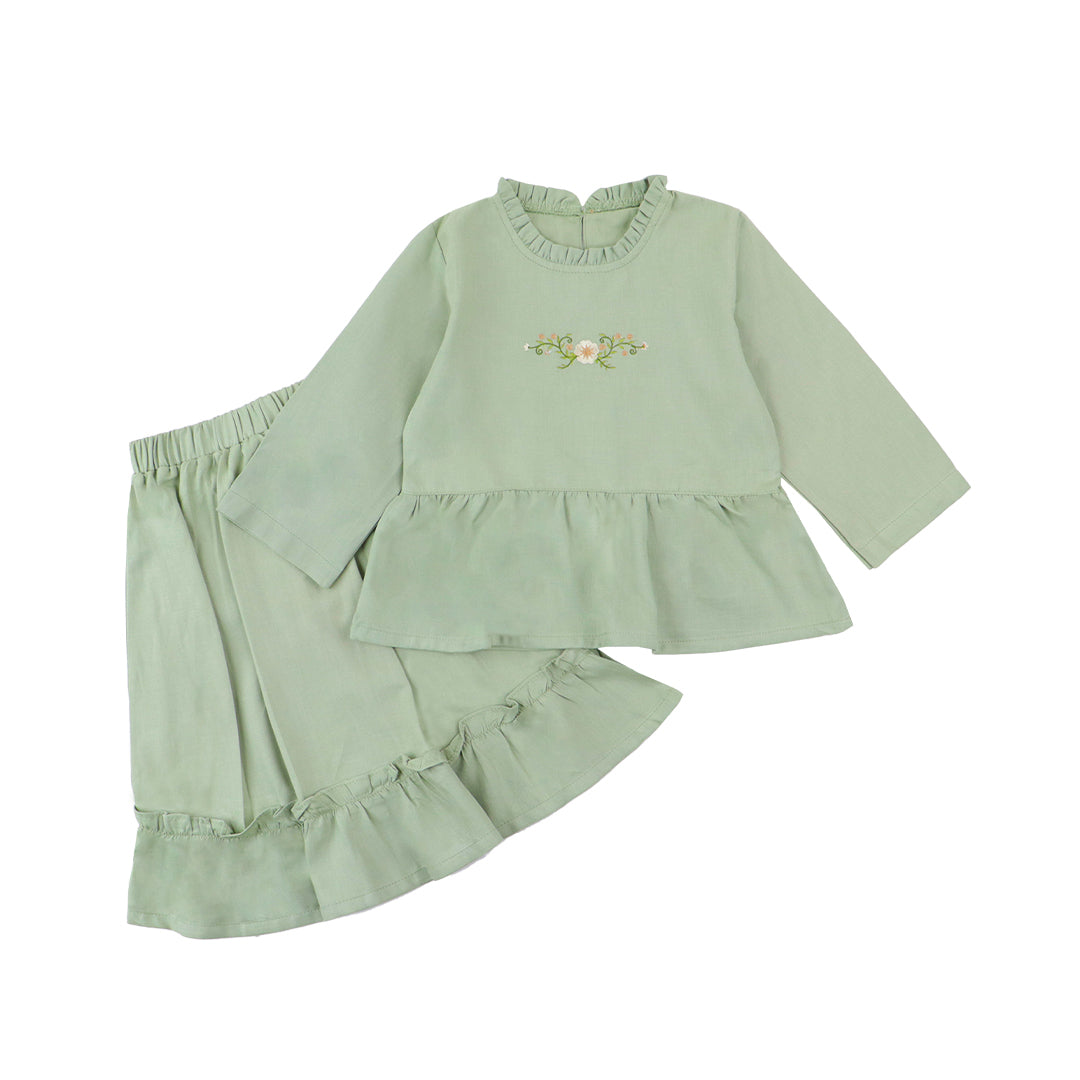 Mooi Setelan Anak Perempuan Raya Collection Ghina Tunik Set