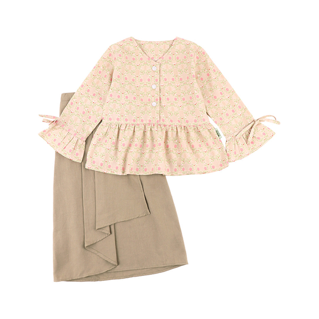 Mooi Setelan Anak Perempuan Raya Collection Hasya Tunic Set