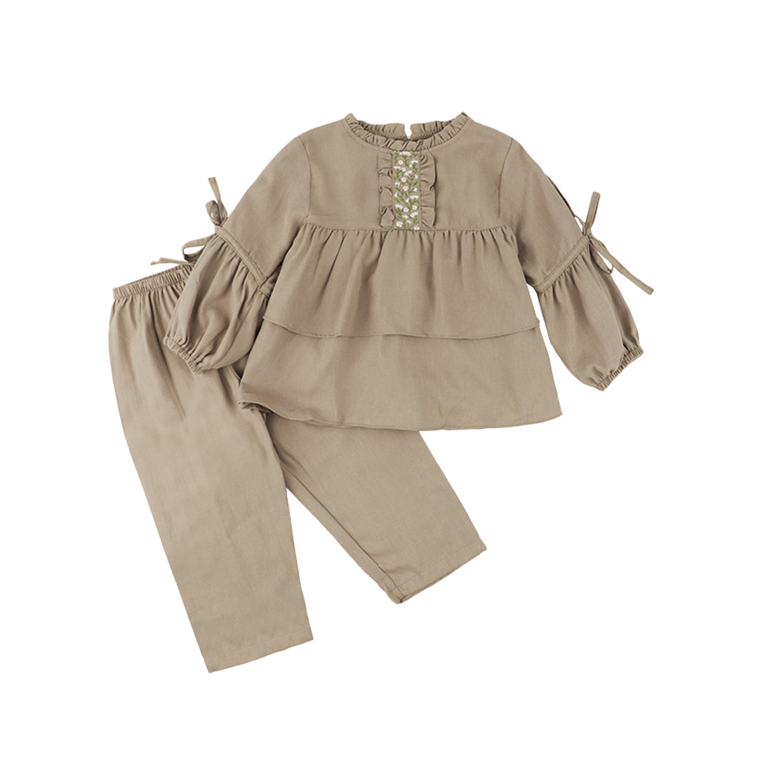 Mooi Setelan Anak Perempuan Raya Collection Mariyah Tunic Set