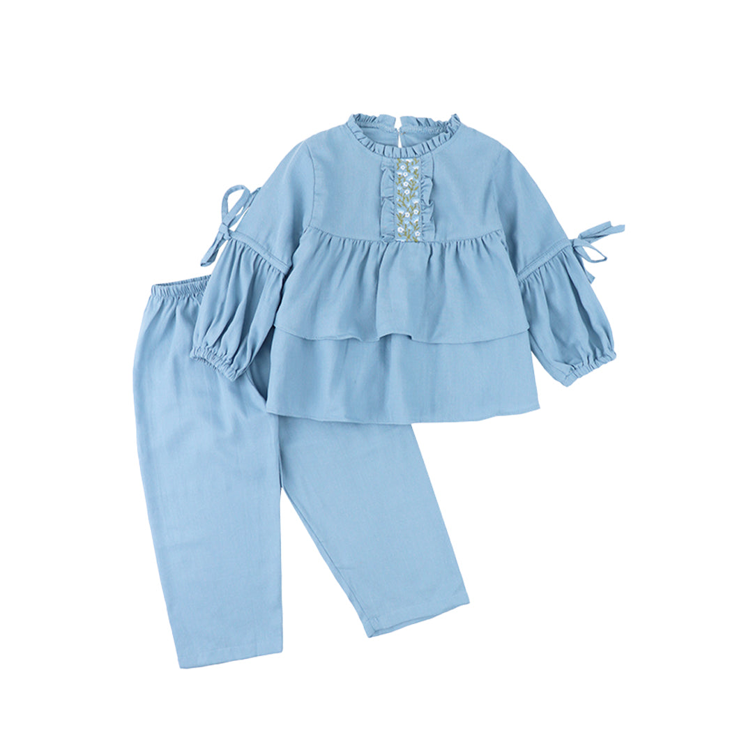 Mooi Setelan Anak Perempuan Raya Collection Mariyah Tunic Set