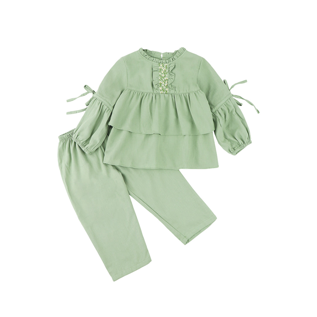 Mooi Setelan Anak Perempuan Raya Collection Mariyah Tunic Set