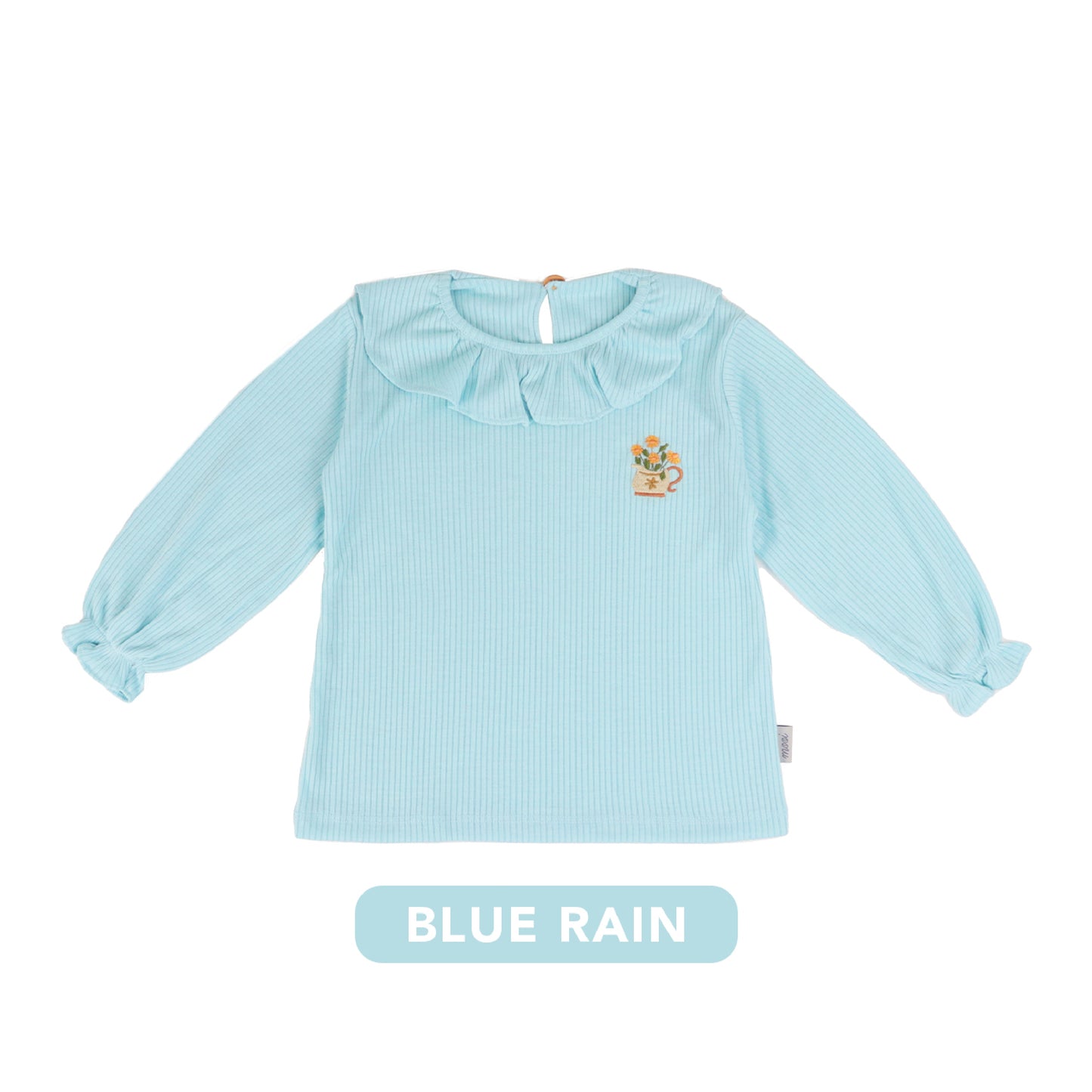 Mooi Atasan Anak Perempuan Mia Top Rib V1