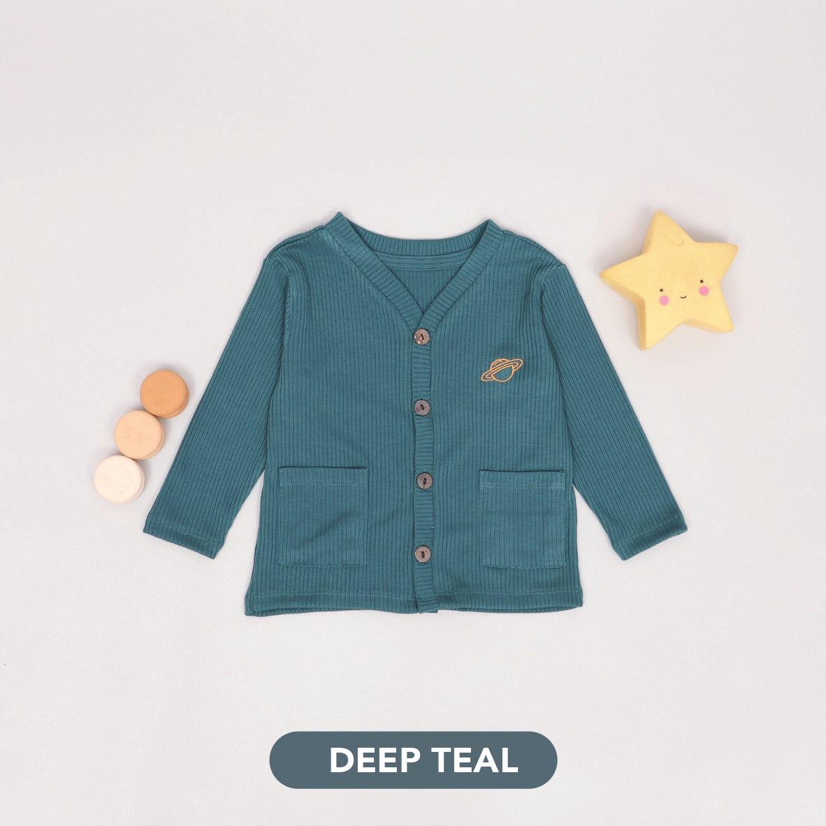 Mooi Cardigan Anak Cardigan Rib